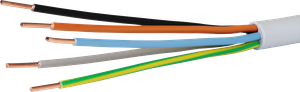 Installationskabel FE0 5×4mm² 3LNPE grau Dca