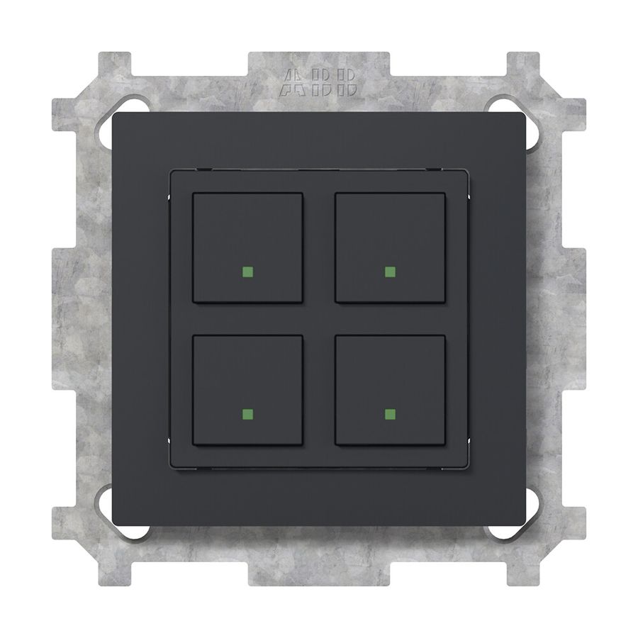 UP-Sensor/Dimmaktor 2/1×SIDUS free@home wireless, anthrazit