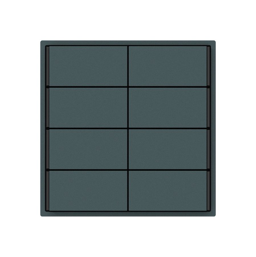 Poussoir KNX KAL 8×touches 8×points actionnables LED anthracite