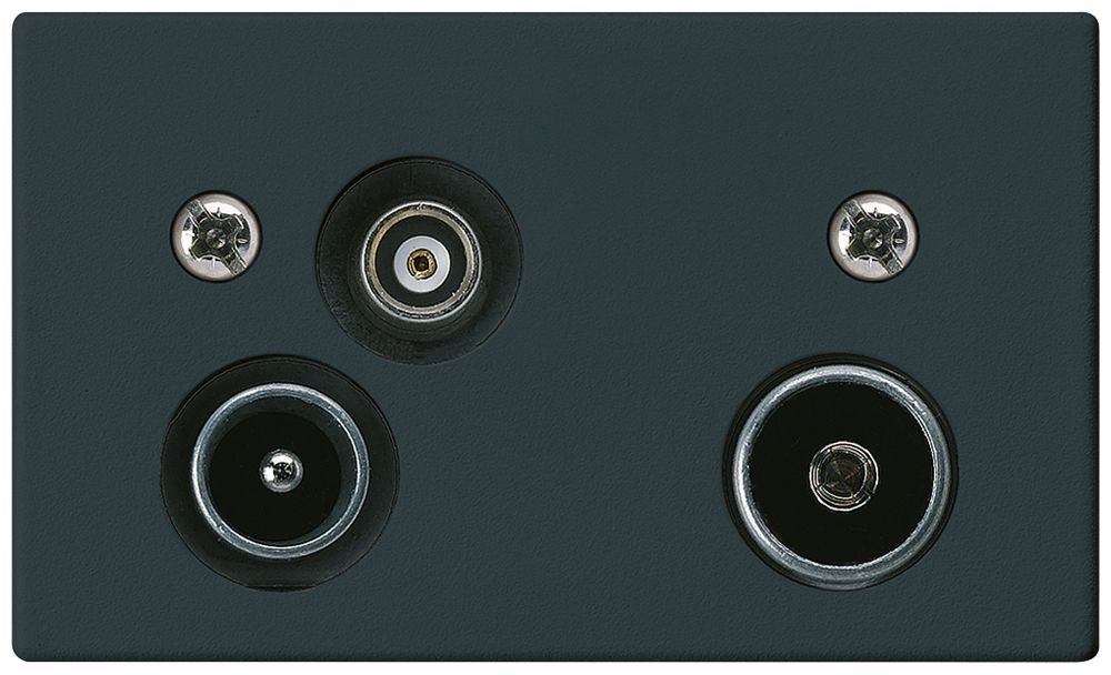 EB-Antennendose R-TV-Daten HA FLF 2GHz 10.5dB schwarz