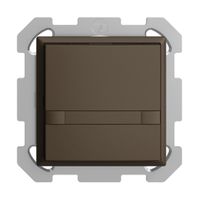 UP-KNX-Taster RGB EDUE, 250mW, o.LED, m.Papiereinlage, 1×Taste, 2×Tastenb., cof