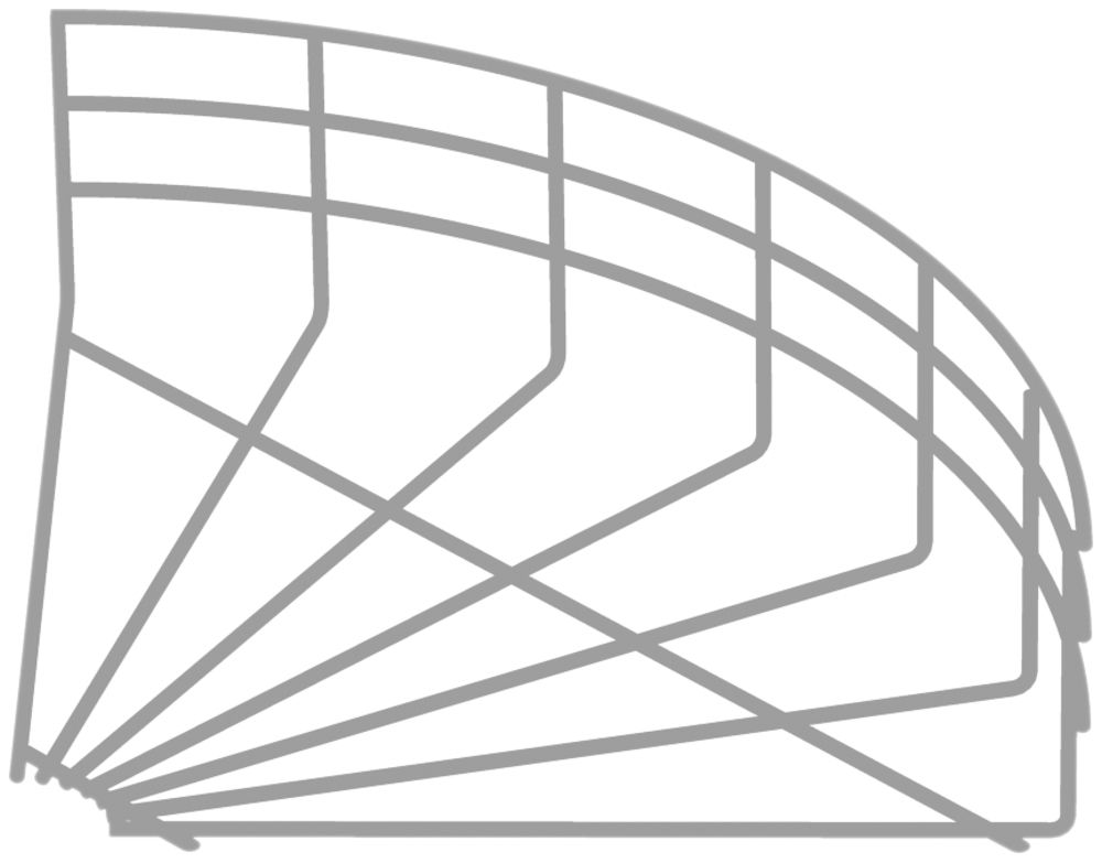 Bogen 90° Bettermann 100×105mm PE