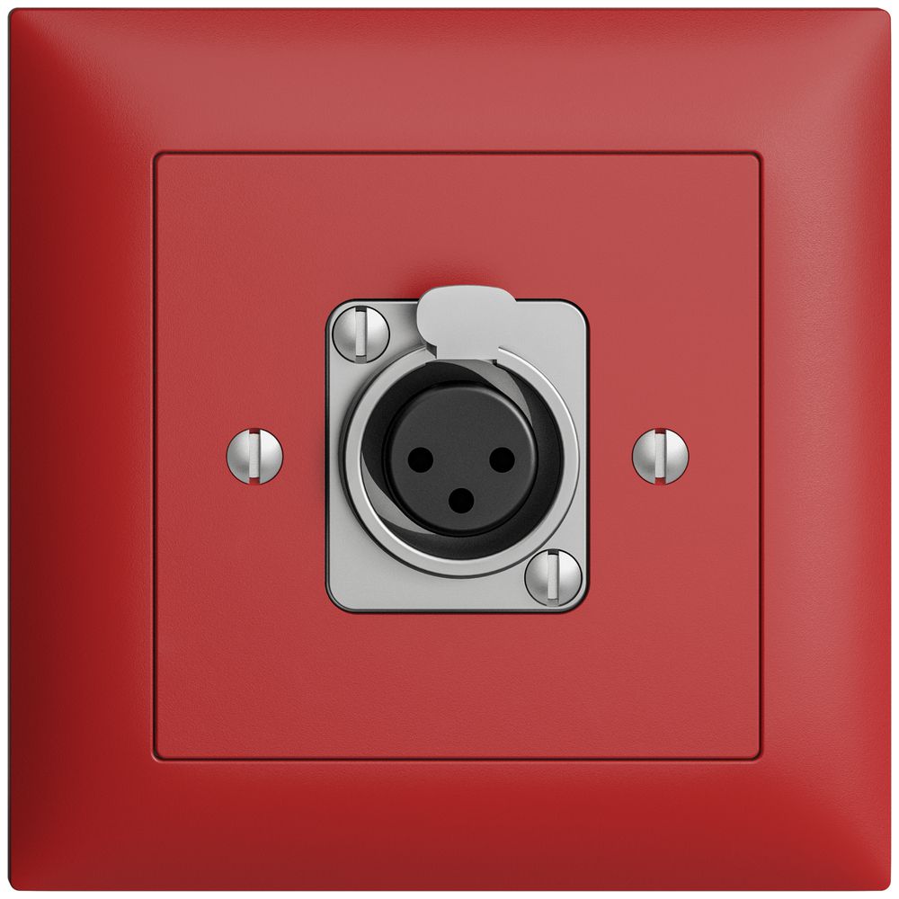 Kit de montage ENC EDIZIOdue XLR 3L P berry