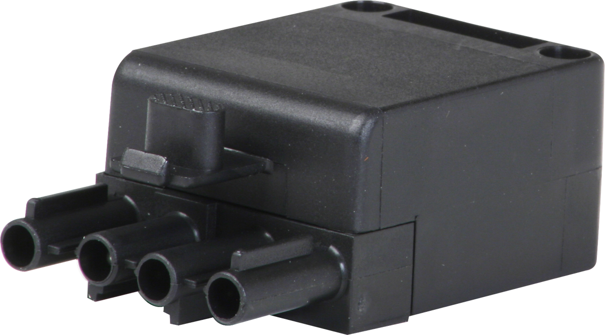 Steckerteil Wieland 4L schwarz