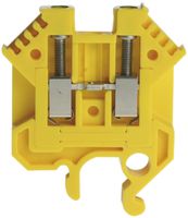 Durchgangs-Reihenklemme Woertz 0.5…2.5mm² 24A 1000V Schraub.2×1 G-Schiene gn/gb