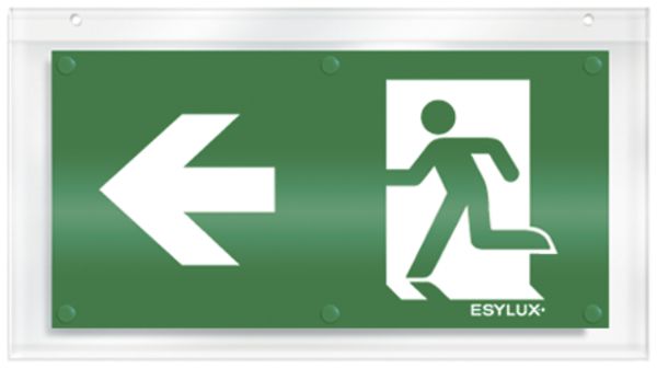 Piktogramm-Scheibe ESYLUX SLC, einseitig links