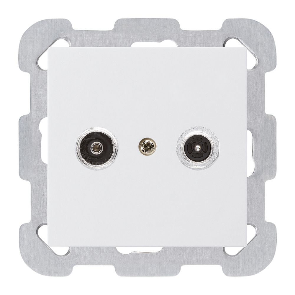 Prise antenne ENC kallysto R/TV montage B 10.5dB 2GHz blanc