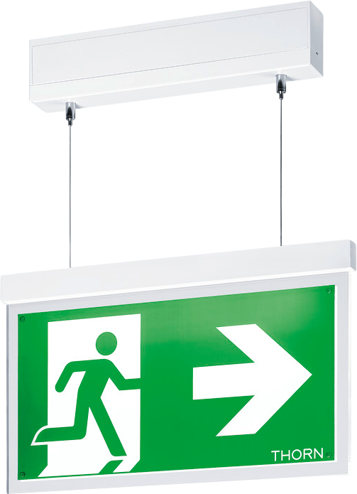 Pendel-Fluchtwegeleuchte VOYAGER STYLE 150 MS-WF15 E3T SM-S WH