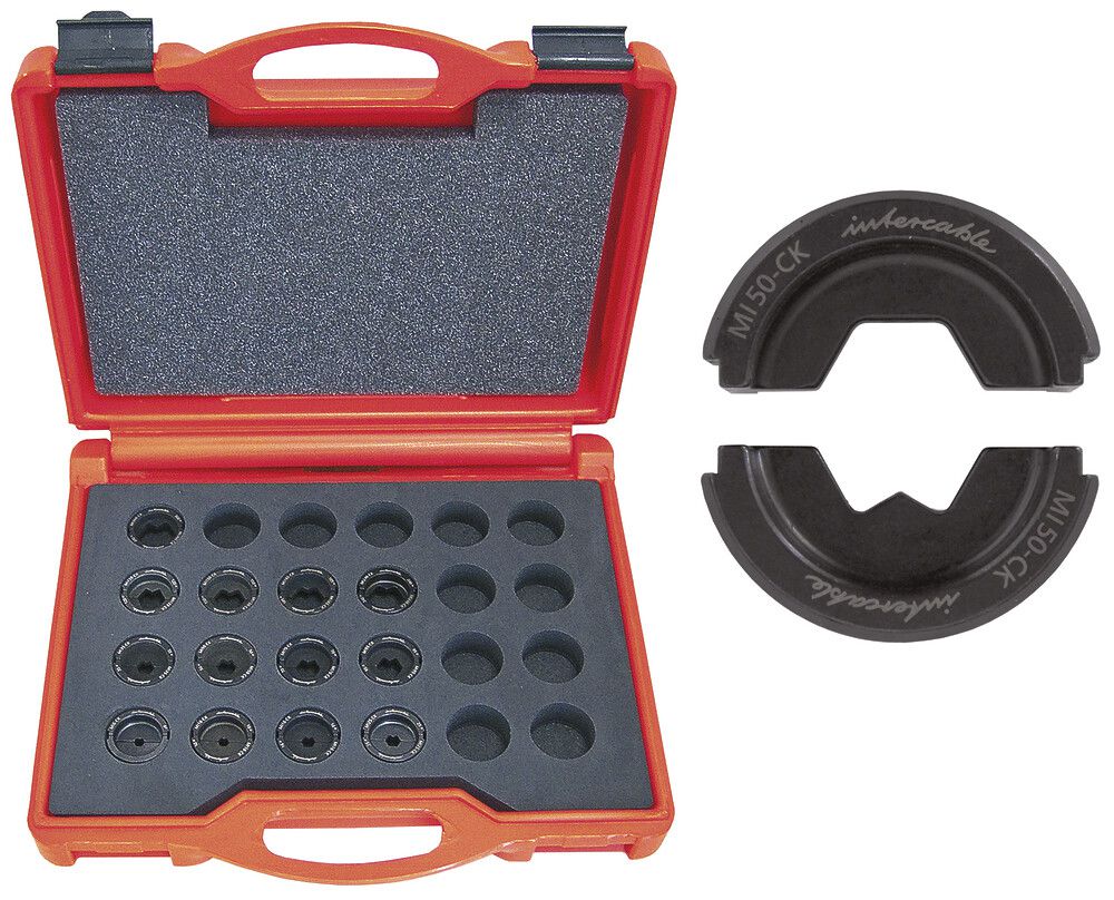 Jeu de matrices de sertissage Intercable MISET-CK, forme en W, 6…300mm²