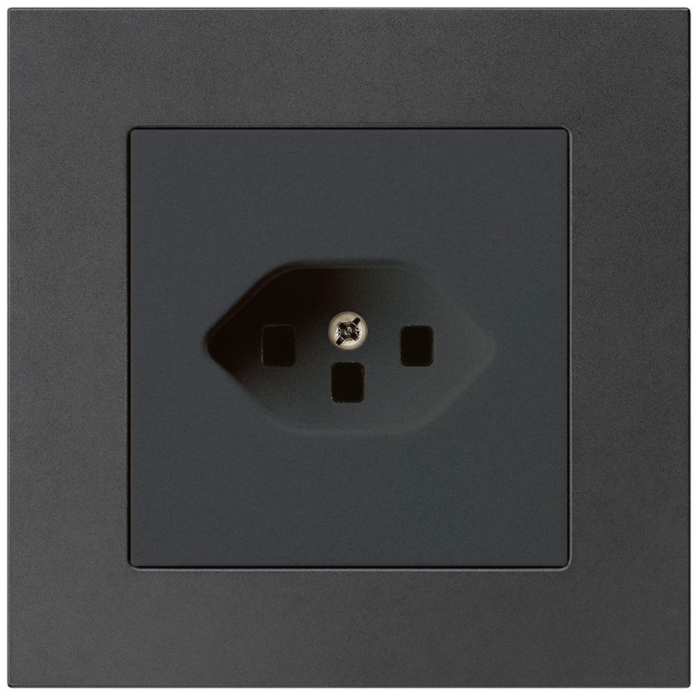 UP-Steckdose kallysto.pro T23 schwarz mit Steckklemmen