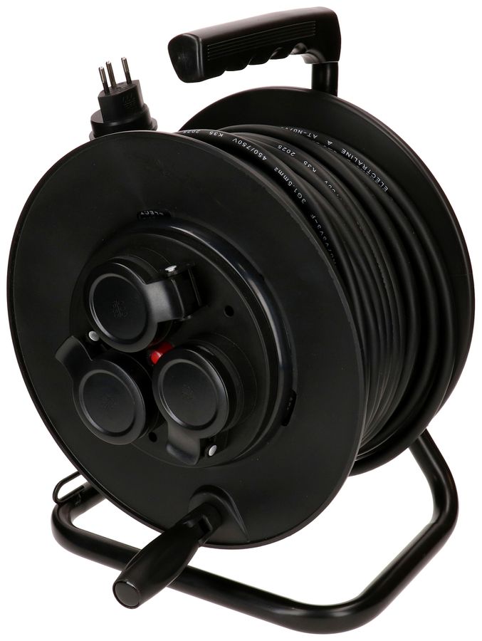 Enrouleur de câble MH REEL 3×T13 33m IP44 noir
