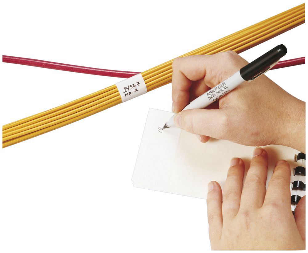 Kabelmarkierer Panduit 25.4×19mm 10 Seiten, 6 Etiketten p.Seite