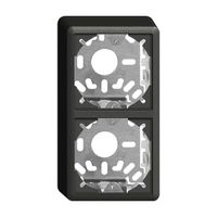 Capot avec plaque de base 2×39mm pour combinaison FX universel noir