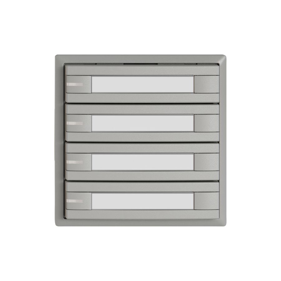 Universaltaster EDIZIO.liv UNI SNAPFIX® m.LED RGB 4× 2-Tbed.Pap.hgu