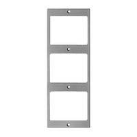 Befestigungsrahmen FH FLF 6/5 1×3 Al natur