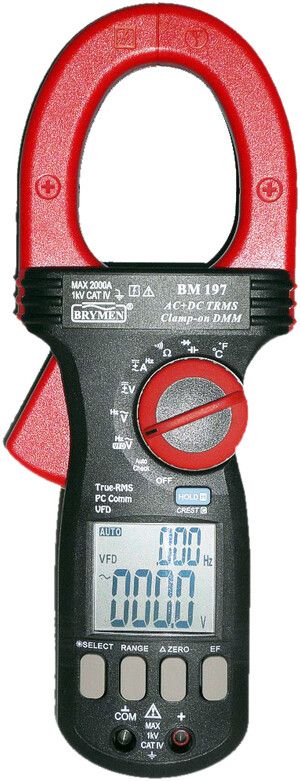 TRMS-Messzange mit Multimeterfunktion BM197
