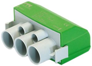Borne d'alimentation LPDB 3×6…50 mm²/2×2.5…10 mm² vert