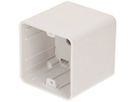 Boîtier AP MAX HAURI 1×1 65×65×65mm blanc