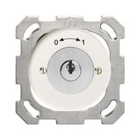 Contact pivotant ENC 0<->1 blanc avec serrure de sûreté
