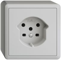 AP-Steckdose EDIZIOdue FX54 T15 hellgrau