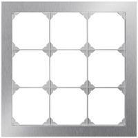 UP-Kopfzeile EDIZIO.liv prestige SNAPFIX® 3×3 214×214mm Edelstahl Cr