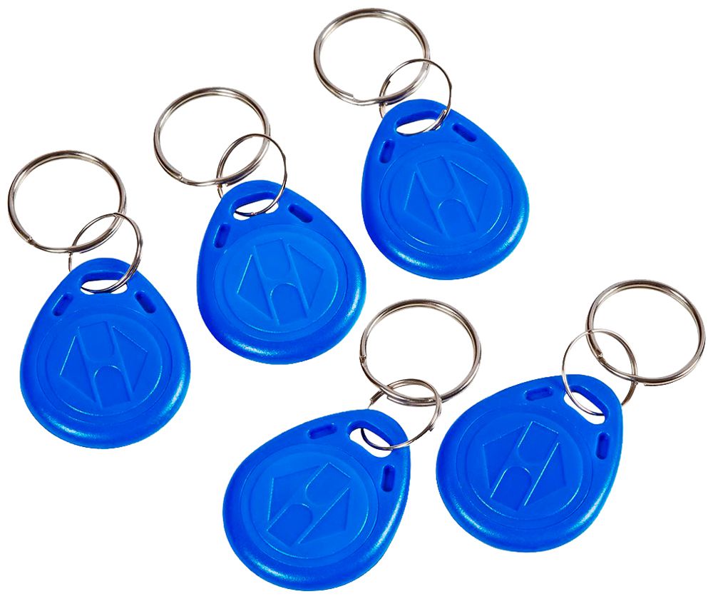 Kit de transpodeur Urmet avec 5 clés bleu