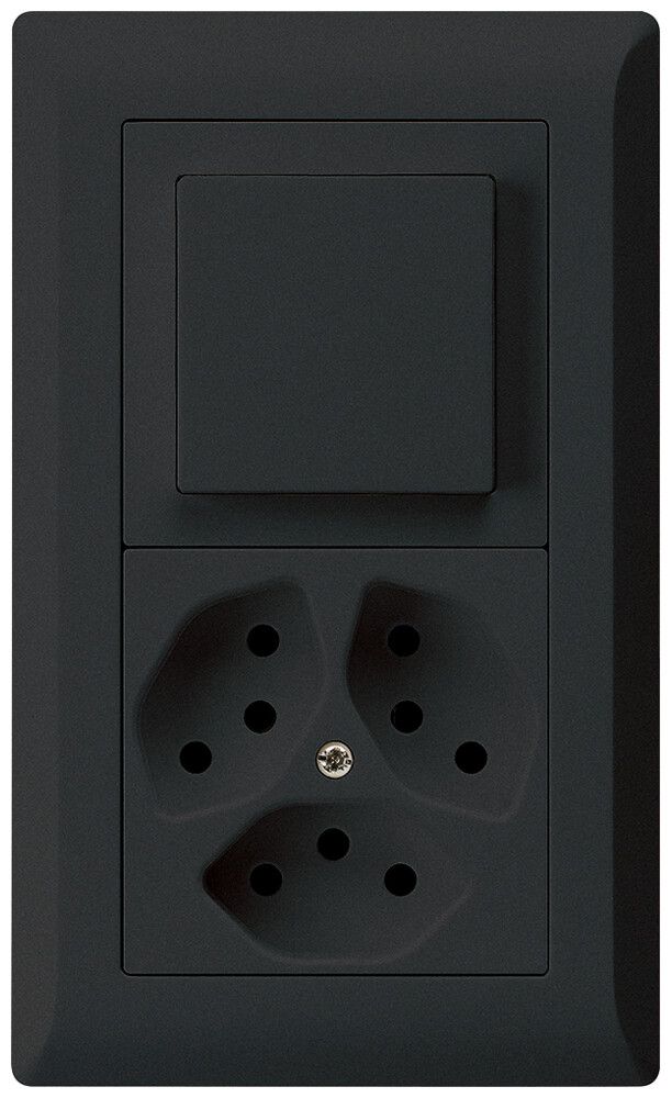 Combinaison ENC kallysto.line grd.I-I verticale poussoir+combi.S3/type 13 noir