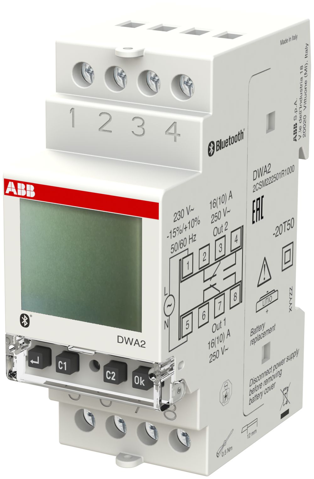 Timer astro AMD digitale ABB DWA2 2 canali