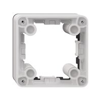 Zwischenrahmen NEVO, H=20mm, für NAP.Q und NUP.Q, mit schwarzer Dichtung, weiss