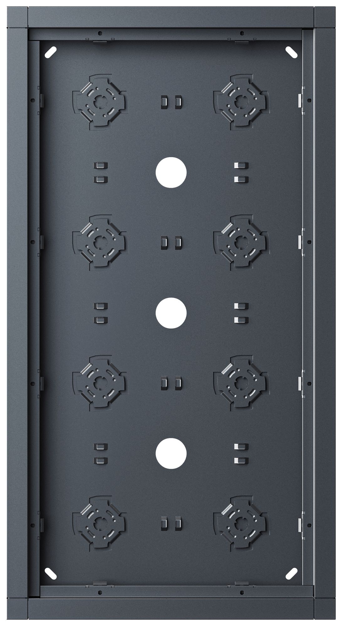 AP-Gehäuse Siedle 8× 232×432×36.5mm anthrazit