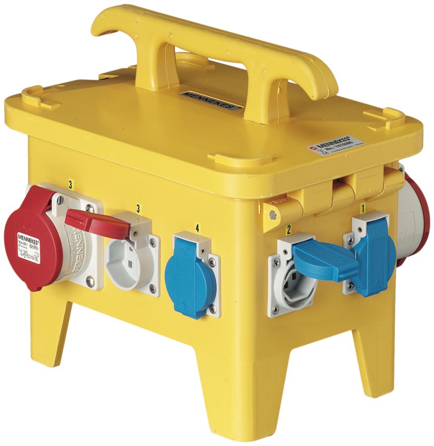 Stromverteiler EverGum 40A 1×FI 4×LS 3×T23 1×T25 1×CEE16/CEE32/5L