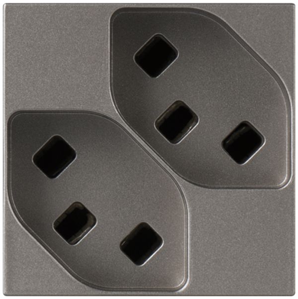 EB-Steckdose ATO 2×T23 magnesium 2 Module