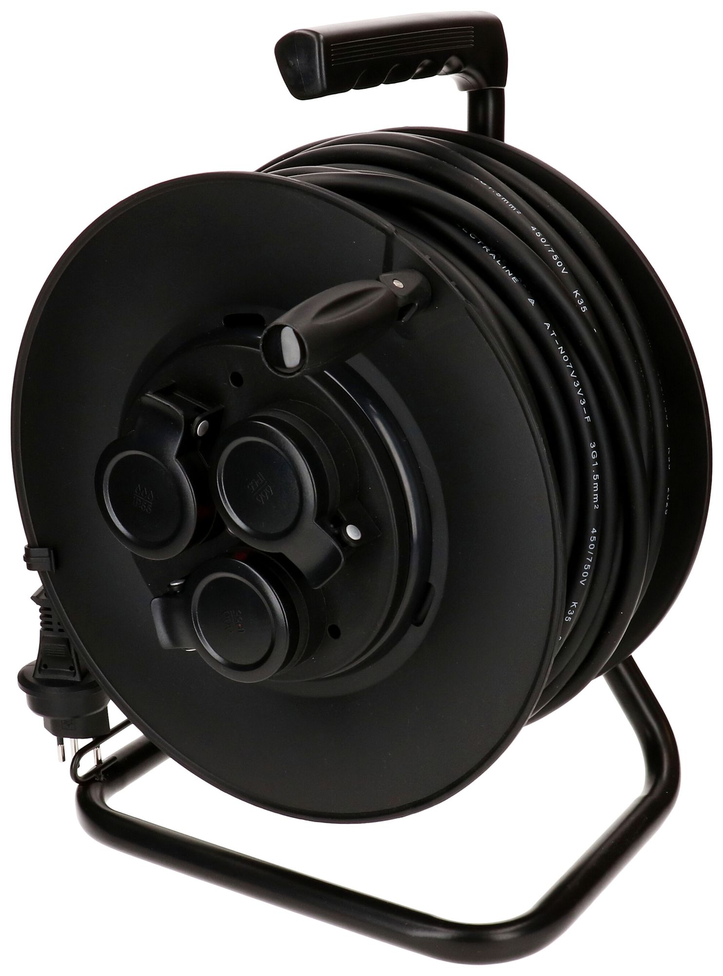Enrouleur de câble MH REEL 3×T13 50m IP44 noir