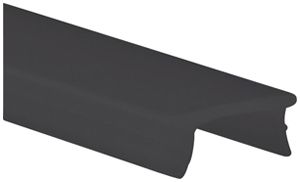 Élément de décoration DOTLUX Typ W matière synthétique 2000×10mm noir