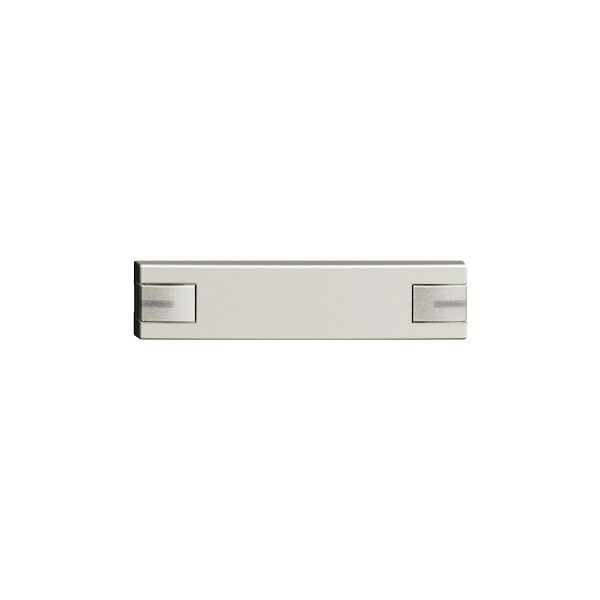 Tasto 1/4 KNX/elettronic.c.LED EDIZIOdue 2×comando simplice grigio chiaro