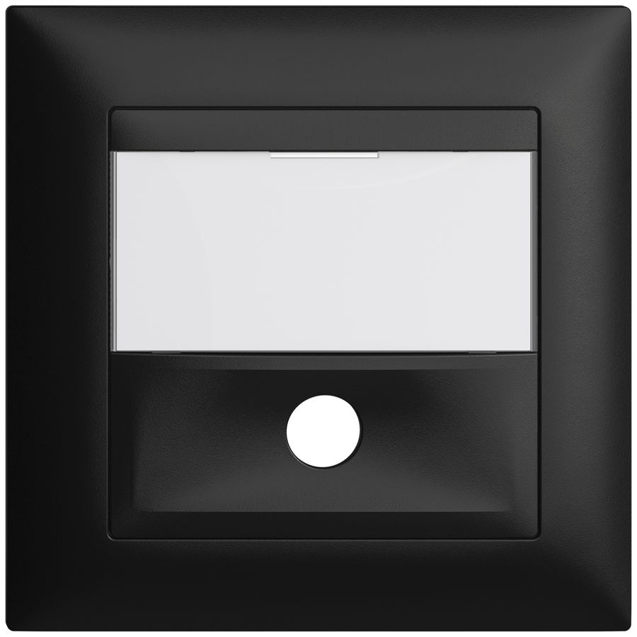 UP-Frontset, EDIZIOdue schwarz 88×88mm für Sonnerietaster