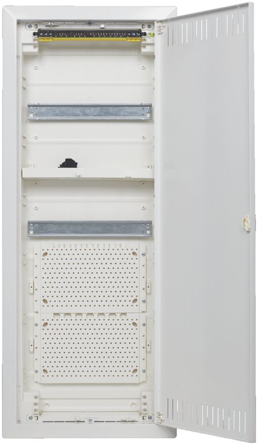 Distributeur combiné ENC JUMBO T1, 5 rangées, 2 rails DIN, 2 plaques perforées