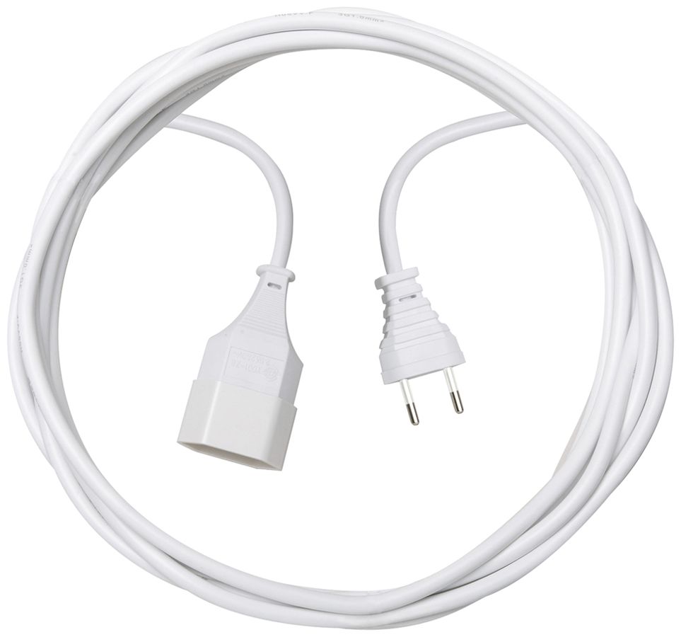 Câble de rallonge Brennenstuhl PVC 10A 230V 2×1mm² T11/T11 2m bc