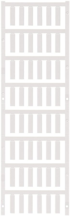 Marcatore di conduttore Weidmüller MultiCard SF p.Ø3.6…6mm 21×5.7mm PA66 bianco