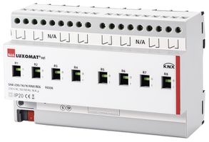 REG-Schaltaktor KNX Luxomat SA8-230/16/H/KNX, 8-fach, 16A/230VAC