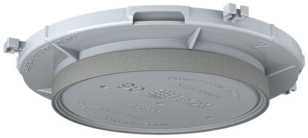 Frontteil HaloX 100 für Sichtbeton Deckenausschnitt Ø90mm