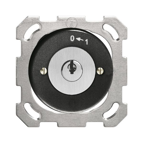 Contact pivotant ENC 0<-1/1P noir avec serrure de sûreté