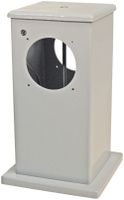 Anschlussaufsatz Ellipse H=200 mit 2 Bohrungen IP54 weiss leer