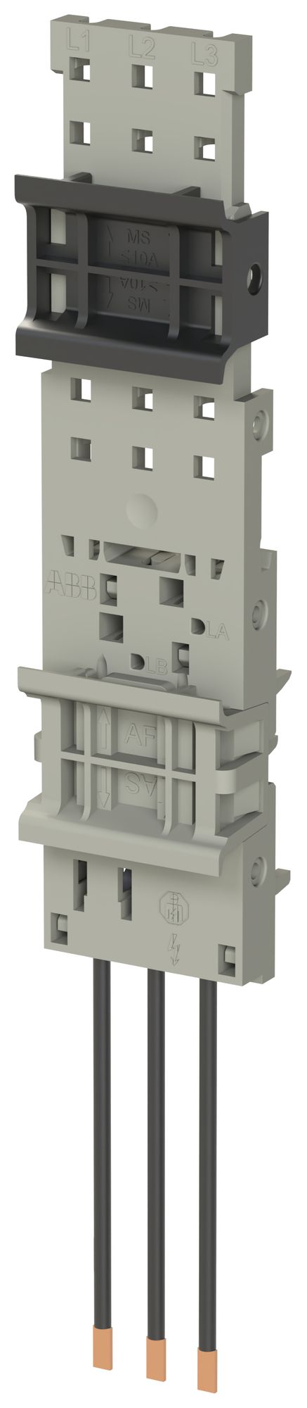 Sammelschienenadapter ABB ZMS132-3LWB 2×Tragschiene 32A