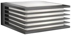 Wandleuchte Philips Shades E27 1×42W IP44 anthrazit