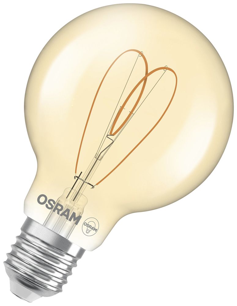 Lampe LED Osram Vintage 1906 Heart E27 4.9W 470lm 822 VAR Ø80×123mm or