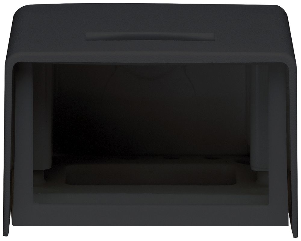 AP-Gehäuse Hager FLF schwarz