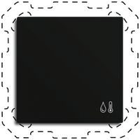 Termostato ambiente KNX INS MDT SCN-RTR60O16.01 -10…50°C 4×DI nero op.