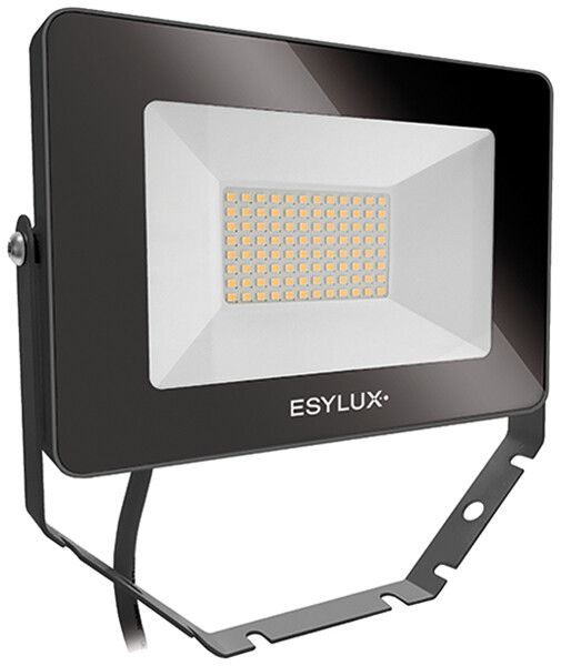 Projecteur LED ESYLUX OFL BASIC, 30W 3000K 3000lm 200×32×135mm IP65, noir