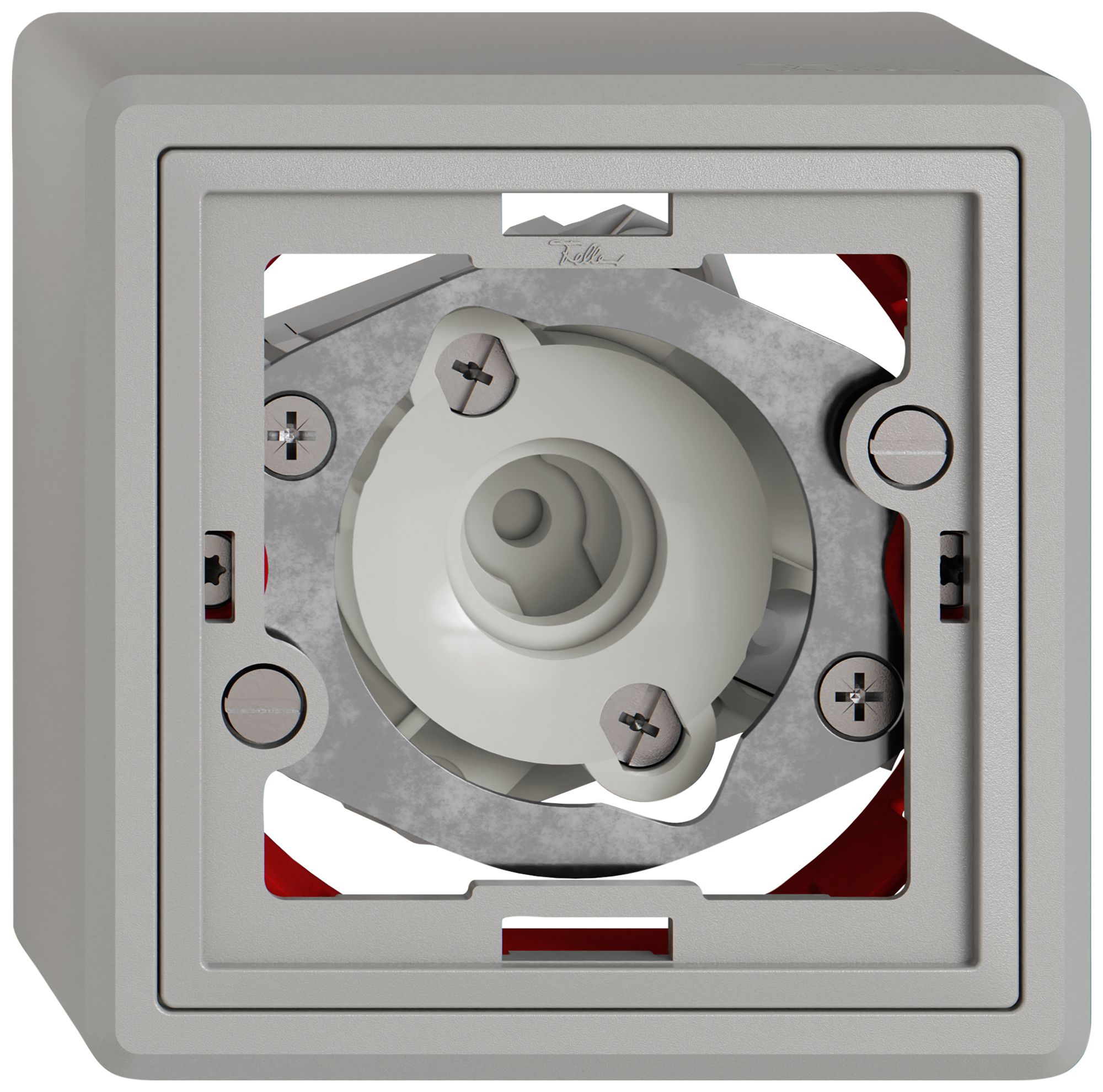 AP-Signallampe EDIZIO.liv SNAPFIX® 250V ohne Kalotte ohne Lampe hgu